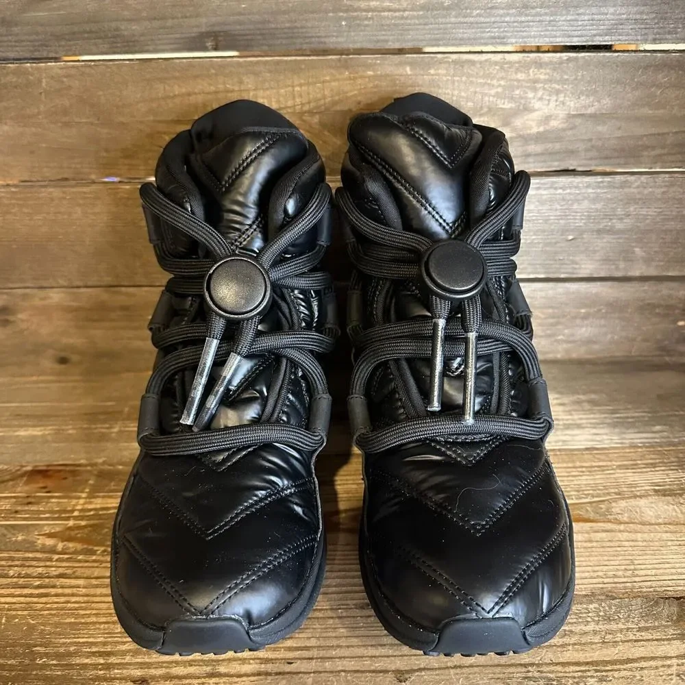 New NWOB Womens Merrell Cloud Puff Black Waterproof Winter Snow Boots Size 6 M‎